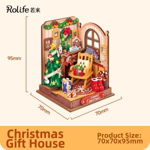 JINWUCHUANGYI | DIY Christmas Tree Music Box 3D Puzzle Blocks