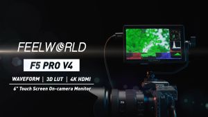 FeelWorld F5 Pro V4 รุ่นใหม่ จอทัชสกรีน 6 นิ้ว รองรับ 4K ความละเอียดจอ 1920x1080 รับประกัน 1 ปี