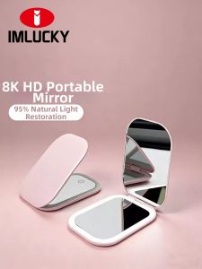 IMLUCKY | Smart LED Light Makeup Mirror Portable