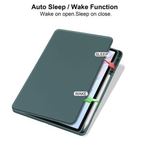 Shocproof Smart Case For Redmi Pad 2 2025 360 Rotating Acrylic Tablet Cover For Xiaomi Redmi Pad2 11" Case with Pencil Holder