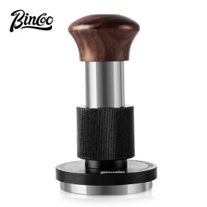 BINCOO Coffee Tamper Impact Powder Hammer Set Constant Force 30-pound Tamper Coffee Cloth Powder Dispenser Three-piece Set Italian Coffee Appliance 51MM/58MM