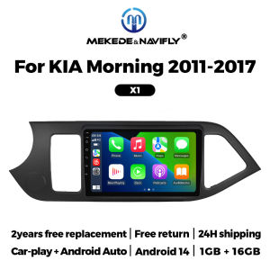 MEKEDE Wireless Carplay Android All In One Car Radio Stereo For KIA Morning 2 Picanto 2011 - 2016 2017 Navigation GPS BT WIFI