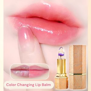 Color Changing Lip Balm Lipstick Flower Color Changing Moisturizing Nourishing Lipstick Temperature Color Changing Lip Balm Lipstick