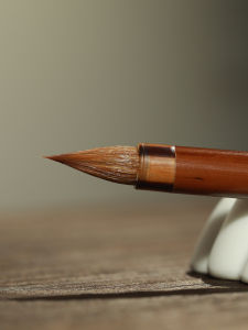 Jinse Wenfangle Small Running Script Pure Wolf Hair Brush Special for Lan Ting Sequence Professional Level Creation Practice