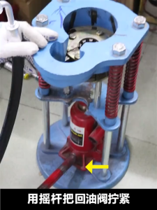 Portable Hydraulic Pipe Crimper - High Pressure Hose Tube Locking/Crimping Machine Fast Installation