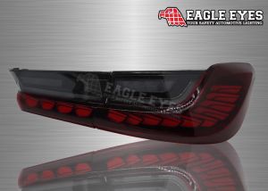 BMW 3 SERIES G20 2019-2021 LED SEQUENTIAL SIGNAL WELCOME LIGHT GTS STYLE RED/CLEAR TAILLAMP