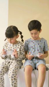 Little Palmerhaus - Little Wear Shoulder Button Long Set (Setelan Anak 1-5 Y )