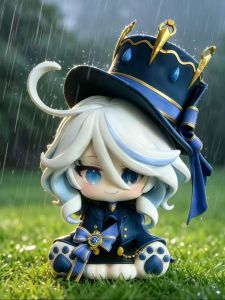 Bandai | Cat Furina Peripheral figurine model table decoration birthday gift trendy toy scene decoration car decoration