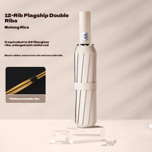 Fully Automatic 24 Ribs Umbrella Windproof Large Folding Parasol Alloy Fiber Keels Rain Sun UV Protection UPF 50 Travel Umbrella
