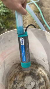 ปั๊มน้ำ DC 12V 150W ปั๊มน้ำแบบจุ่ม ปั๊มพลังงานแสงอาทิตย์ ปั๊มจุ่มไฟฟ้า ปั๊มระบายน้ำ ปั๊มชลประทานการเกษตร 12v ไฟฟ้าดีเซลปั๊ม / 150w / คลิป 5 เมตรสาย