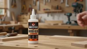 Wood Glue 160ml with Precision Nozzle Water-Based Strong-Hold Adhesive for Carpentry Furniture Repair and DIY Wood Projects