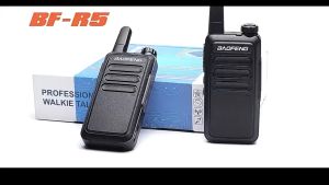 【รับประกัน 3 ปี】วิทยุสื่อสารR5（1-50KM）ร่างกายบางเฉียบ แข็งแรงทนทานไม่ต้องขอใบอนุญาต วิทยุ สอง ระบบ 1 แถม 1อุปกรณ์ครบวงจรที่ส่งจากกรุงเทพฯ Walkie Talkieด