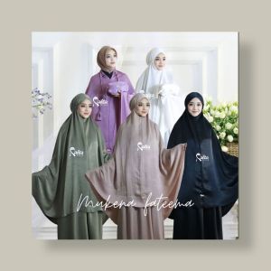 MUKENA TRAVELLING 2in1 FATEEMA SATIN SANTORINI (by raisa)