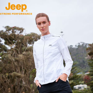 Jeep | Jeep Womens Summer Lightweight Breathable Ice Silk Sun Protection Clothing Official Authentic Skin Shirt Ultra-Light Windproof
