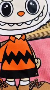 Baju kaos anak perempuan lucu kece umur 1-8 tahun / Atasan anak cewe labubu distro import pink salem