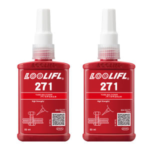Red Thread Locker 271 Nuts & Bolts Locker High Strength Permanent Locking Tight & Seal Fasteners Anaerobic Curing Metal Glue50ml