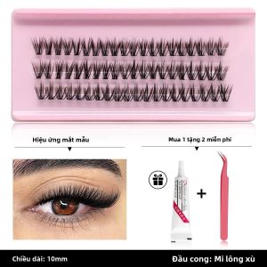 Bộ Dụng Cụ Nối Mi Veltrinay Lashes Clusters Mi Nối Từng Sợi Tạo Độ Dày Tự Làm Thiết Kế Đáy Nhọn Độc Đáo