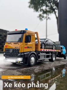 HUIYAO | Xe Đồ Chơi Hợp Kim Mô Phỏng Xe Cứu Hộ và Vận Tải Kỹ Thuật