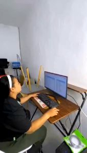Meja Lipat Portable Meja Belajar / Meja Kerja Minimalis Meja Makan Meja Laptop Serbaguna RD