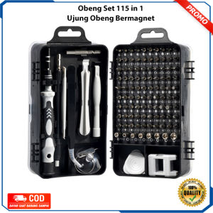 Obeng Hp full set lengkap 115 in 1 reparasi kit tools untuk servis handphone smartphone laptop pc repair obeng presisi multifungsi serbaguna