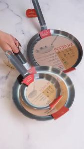 Lacor Carbon steel Iron Frying Pan. Without non stick. Induction Gas Electric Stove Blue steel. Skillet pan. Chef professional Iron pan.