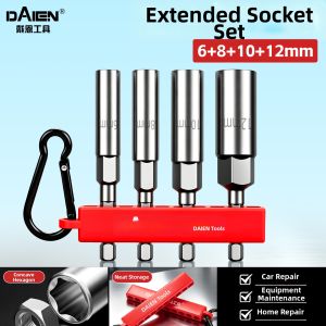 DAIENGONGJU | Hexagonal Bit Holder Organizer Electric Wrench Set