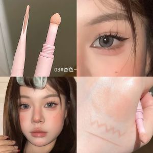 Waterproof Double-Headed Highlighter And Contour Pen Eyelid Enhancing Brush for Eye Makeup High-Quality Beauty Tool