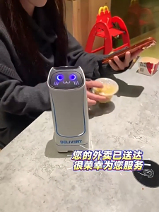Đồ Chơi Robot Giao Đồ Ăn Thông Minh Cho Bé – Điều Khiển Từ Xa Có Khay Đựng Cute Mới Nhất 2026