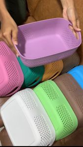 AR KERANJANG SERBAGUNA BAHAN PLASTIK TEBAL / TEMPAT SABUN KAMAR MANDI / TEMPAT PERAPI KOSMETIK