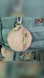 TWOL 1pc Wallet Utility Practical Money Coin Purse Outdoor Military Key Earphone Holder