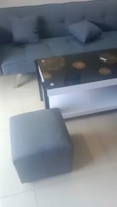 Bộ sofa bed 6 món đặt phòng khách siêu sang sofa giường nằm Xám bố xịn - bh 12 tháng