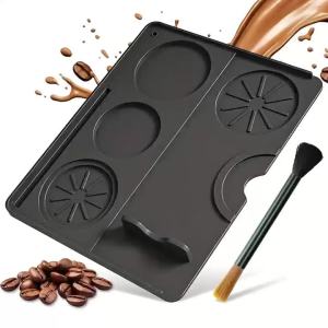 Espresso Tamping Mat Silicone Non Slip Holder Pad Coffee Press Cushion Tool Coffee Accessory Tamp Station Mat for Home Cafe