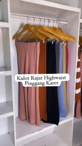 Celana Rajut Highwaist Wanita - celana panjang wanita