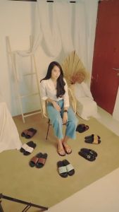 Cogen Sendal Selop Wanita - Basic Blue