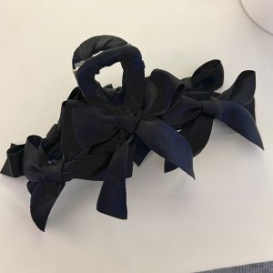 Large Butterfly Knot Hair Claw Womens Stylish Original Design Hair Accessories Back of Head Shark Clamp Hair Grips Romantic Nei