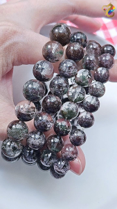 Collection Grade Brazil Red Garden Phantom Quartz Bracelet