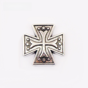 Mkop Hole Shoes Accessories Fancy Shoe Buckle Retro Crock Heart Punk Shoe Ornament Fit Crocs/Cross