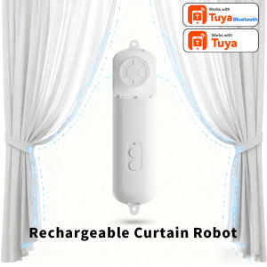 Bluetooth Smart Roller Blind Curtain Robot Type C port use for Tuya Smart Life Remote Control Google Alexa Siri voice control