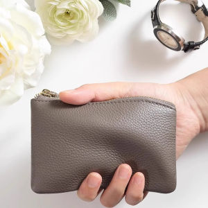 Túi Đựng Tiền Xu Dung Tích Lớn Cho Nữ Túi Đựng Chìa Khóa Xu Đơn Giản Túi Đựng Xu Nhỏ Gọn Cho Học Sinh Túi Đựng Xu Bằng Da PU Mềm