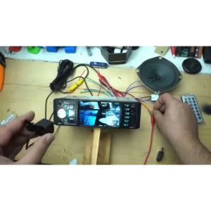 KING Tape Mobil Audio Bluetooth Super full bass MP5 Monitor Parkir Plug ISO 4.1 Inch Kklusb - 4022D