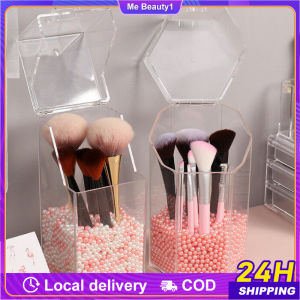 Clear Medium Sized Acrylic Makeup & Brush Holder Stand Organizer Desktop Organizer Storage Box