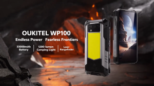 Oukitel WP100 Rugged Phone 33000mAh Built-in Laser Rangefinder 200MP Camera smart phone CellPhone