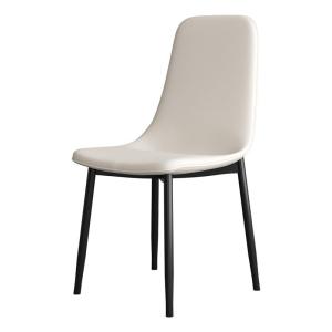 Samedream Home Use Dining Chair Luxury Iron Art Back Chair Simple Desk Chair Restaurant Table Chair Makeup Stool Nordic Style