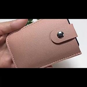 New Portable Adorable Pull-out Card Holder With Multiple Card Slots - ID Card Bank Card Bus Card Organizer For Women