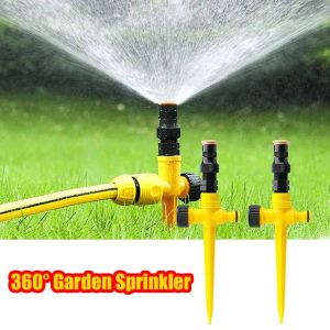 360° Automatic Sprinkler Rotating Garden Lawn Irrigation System Large Area Coverage Water Sprinkler Nozzle Irrigation Supplies