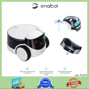 enabot ROLA PetPal Companion Robot with Mobile Camera Home Ebo Remote Monitoring Wireless Indoor Intelligence
