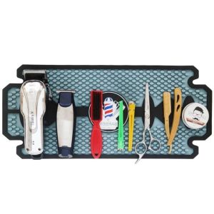 Barber Non-slip Salon Scissor Mat Silicone Heat Barber Anti-skid Station Pad Tools Barbershop Accessories