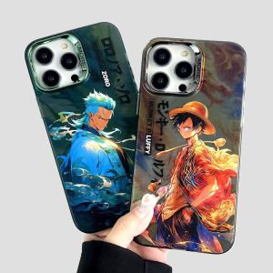Cool One Piece Luffy Zoro Mobile Phone Case For iPhone 16 Pro Max 15 Pro Max 14 Pro Max Phone Back Cover for iPhone 11 12 13 Pro Max Back Shell