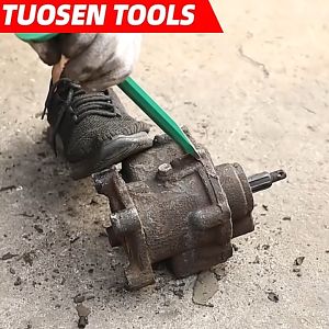 Đục sắt đục nề đục đá bê tông (Loại KHÔNG CÓ tay chắn cao su) bộ 6 chiếc và 12 chiếc hãng Tuosen