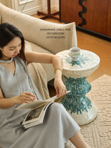 ตกแต่งบ้านสไตล์ยูนิเวอร์แซล โซฟา ชั้นวางของแบบเคลื่อนที่ สีเขียวหิน ลายหอย ไม่ต้องติดตั้ง ไม่มีช่องเก็บของ ไม่มีล้อ